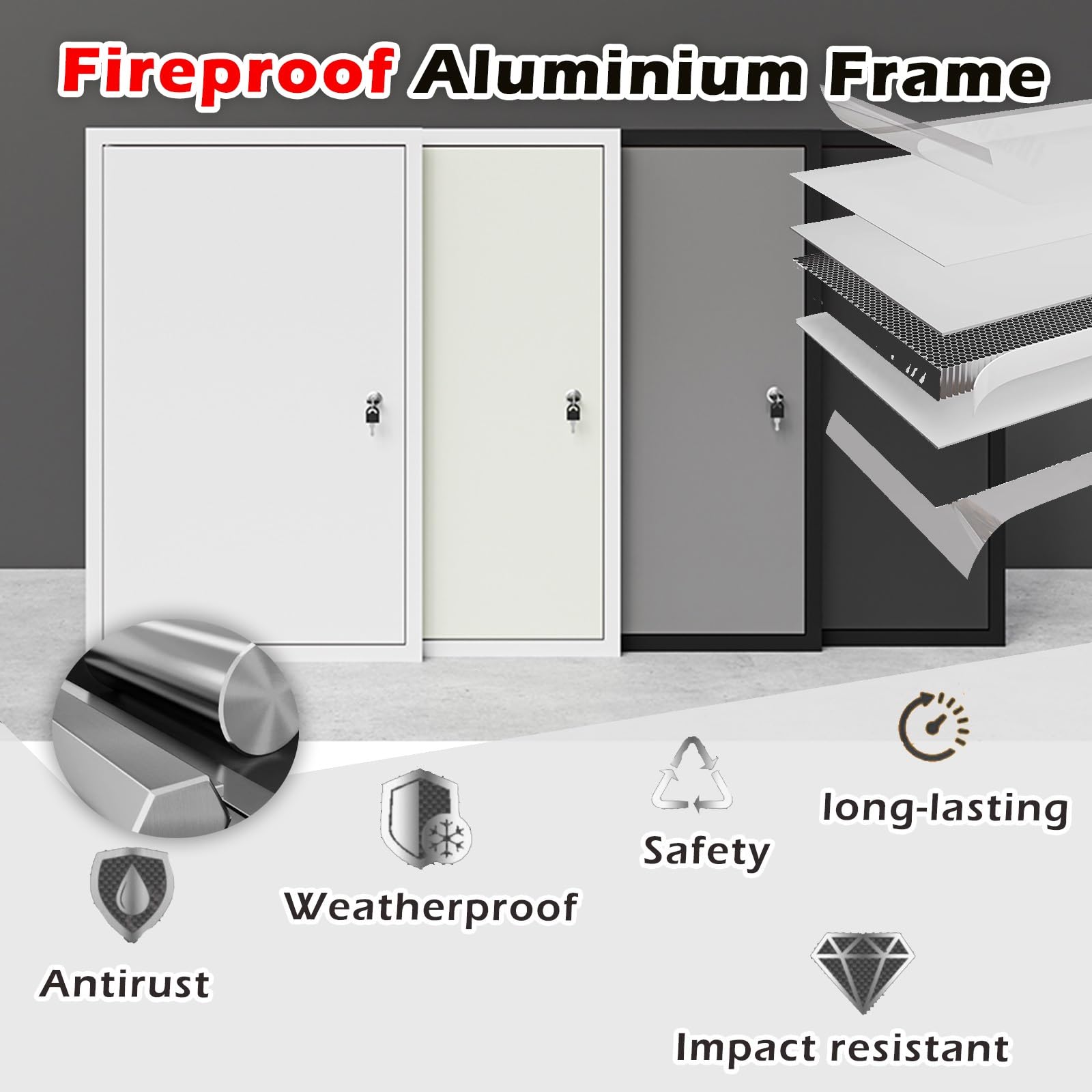 Amazon.com: Customised Utility Access Door Panel Drywall Mount